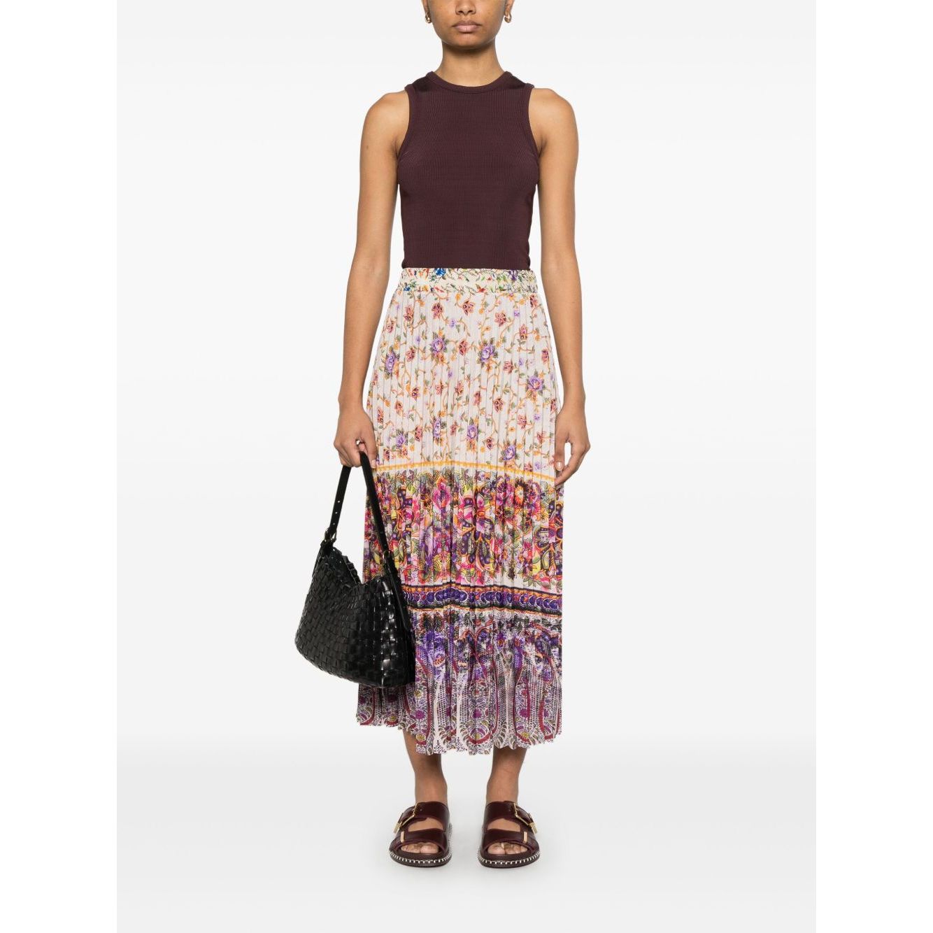 Pierre Louis Mascia ceto pleated design skirt