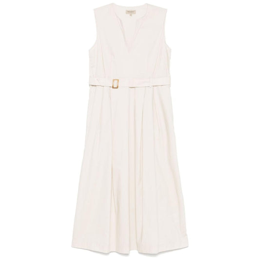 Woolrich belted waist midi dress Dresses Woolrich Misty Rose