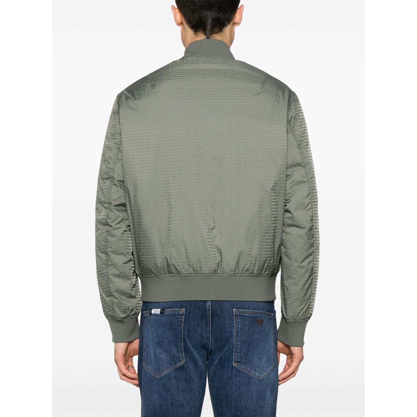 Emporio Armani bomber jacket with logo Jackets