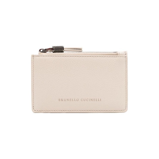 Brunello Cucinelli Wallets Ivory Wallets Brunello Cucinelli Light Gray