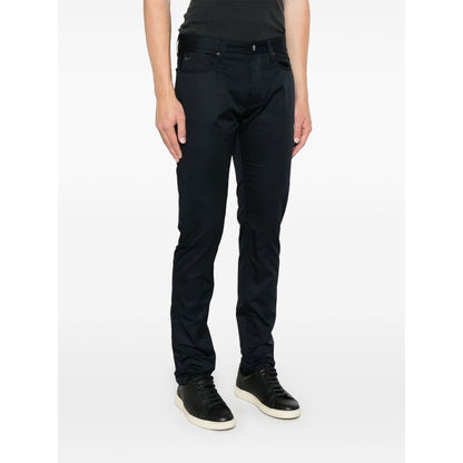 Emporio Armani Slim-fit jeans with logo badge Jeans