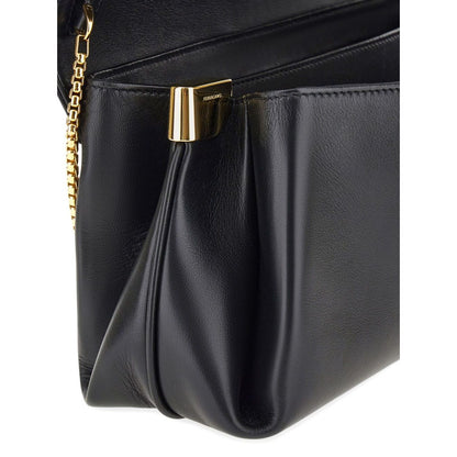 Ferragamo Medium Front Flap Soulder Bag