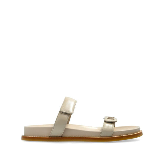 EMPORIO ARMANI EXCLUSIVE Emporio Armani Leather Slide Sandals X3P778XF27100426-P25