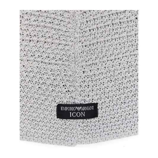 EMPORIO ARMANI CAPSULE Hats Light Grey Scarves Hats & Gloves Emporio Armani Light Gray