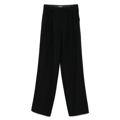 Emporio Armani herringbone-jacquard trousers