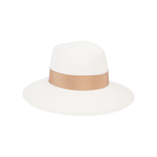 Borsalino Hats Beige Scarves Hats & Gloves Borsalino White Smoke