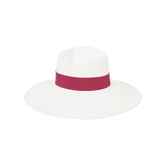 Borsalino Hats Red Scarves Hats & Gloves Borsalino White Smoke
