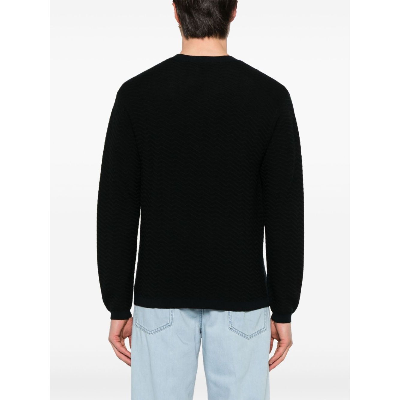 Emporio Armani Sweaters Blue