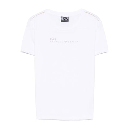 EA7 T-shirts and Polos White Topwear