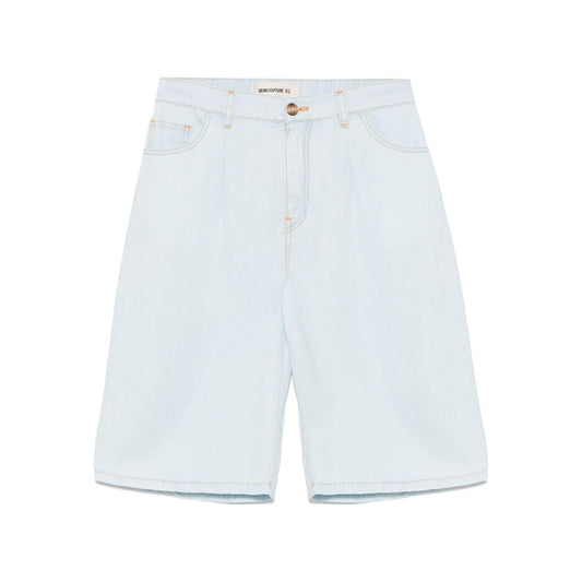 Semicouture Shorts Clear Blue
