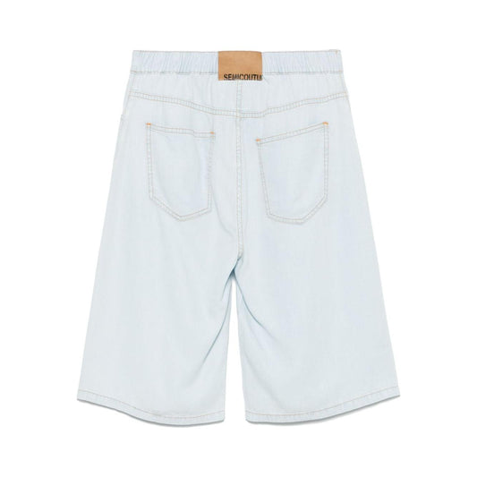 Semicouture Shorts Clear Blue