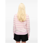 Ganni Striped Graphic Wool Bunny Jumper