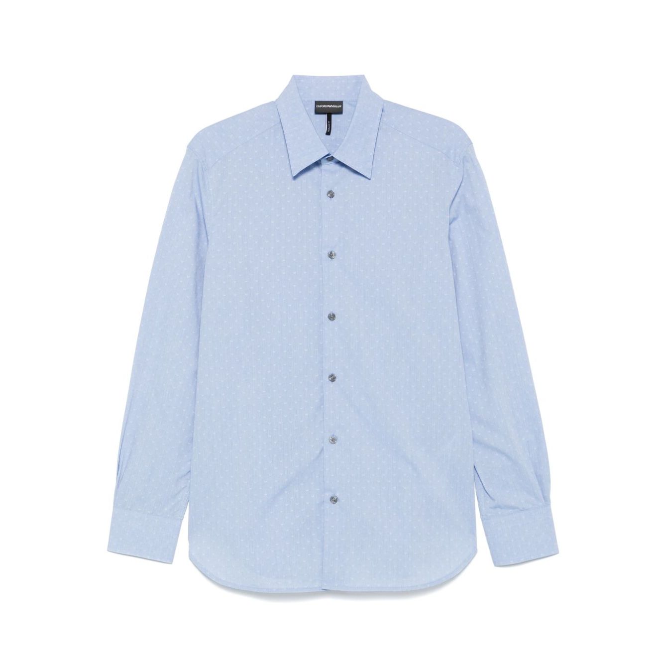Emporio Armani Shirts Clear Blue