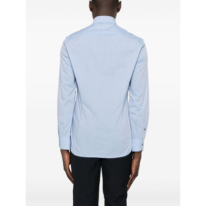 Emporio Armani Shirts Clear Blue