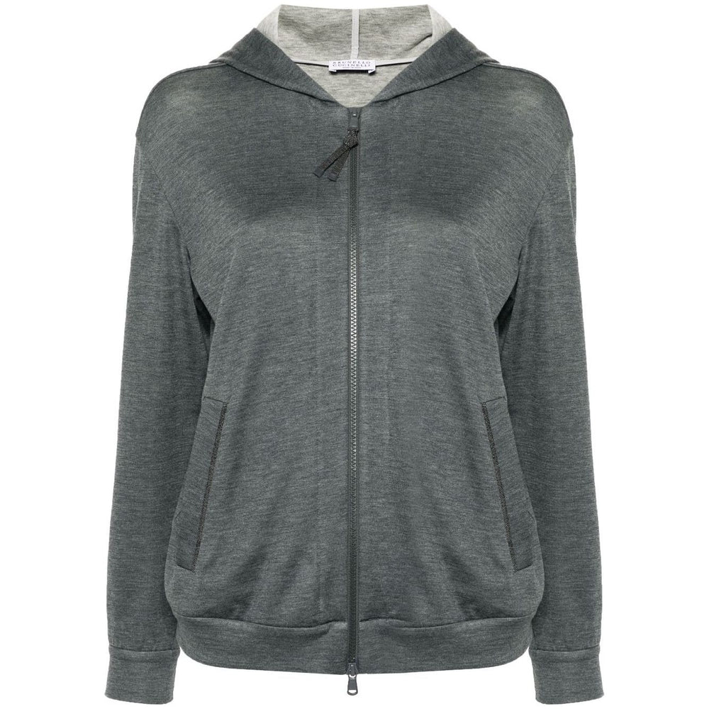 Brunello Cucinelli Sweaters Grey