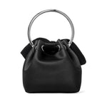 Jimmy Choo Bon Bon bow-detail Bucket Bag BONBONCHQBLACK-AI25