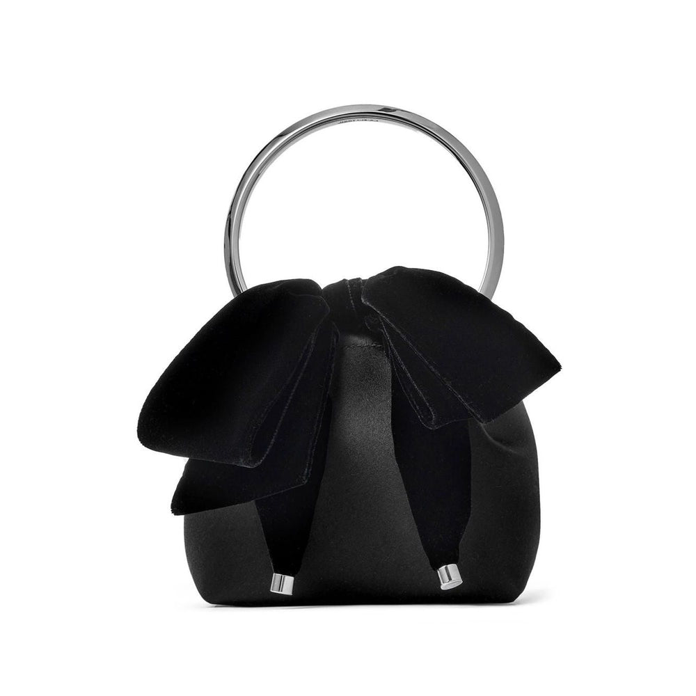 Jimmy Choo Bon Bon bow-detail Bucket Bag BONBONCHQBLACK-AI25