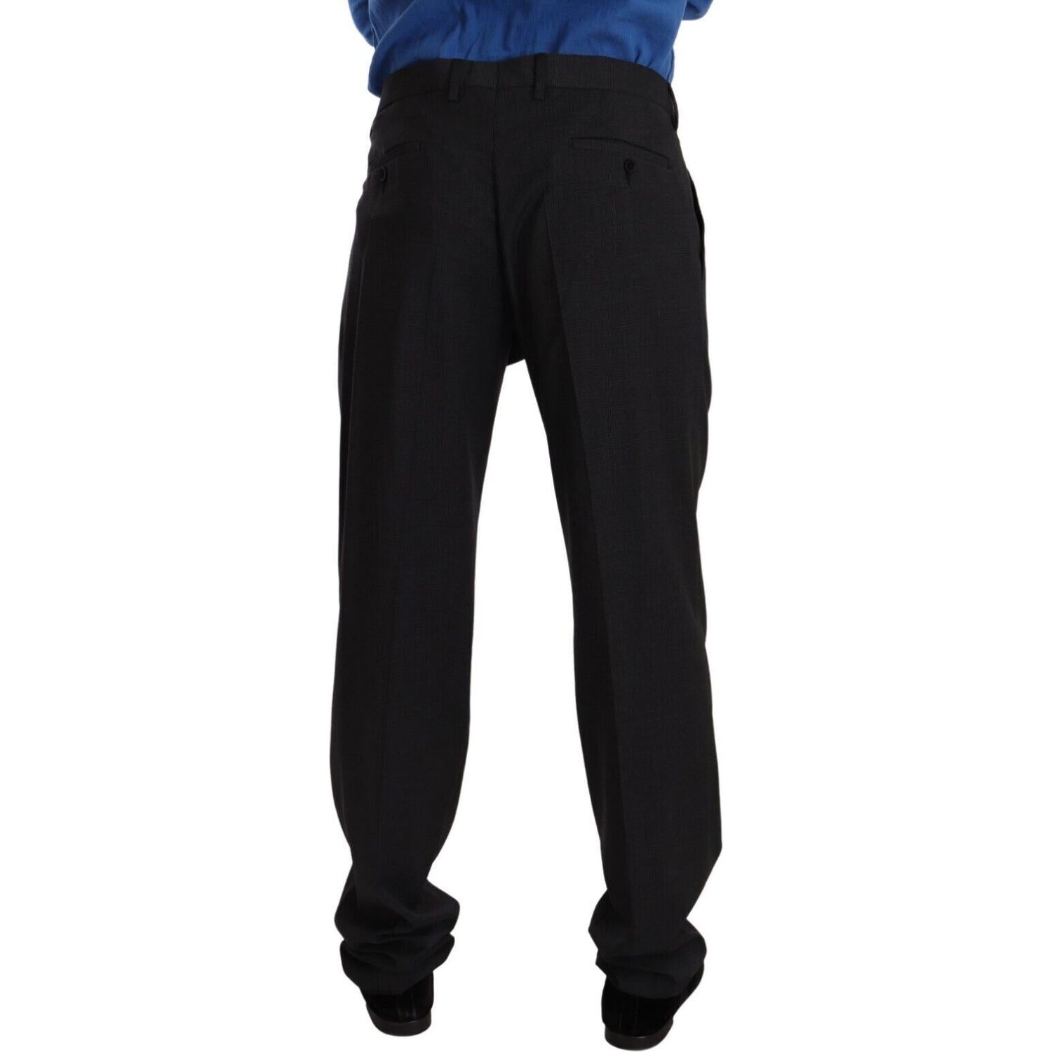 بنطلون رجالي رسمي أنيق باللون الرمادي من دولتشي آند غابانا