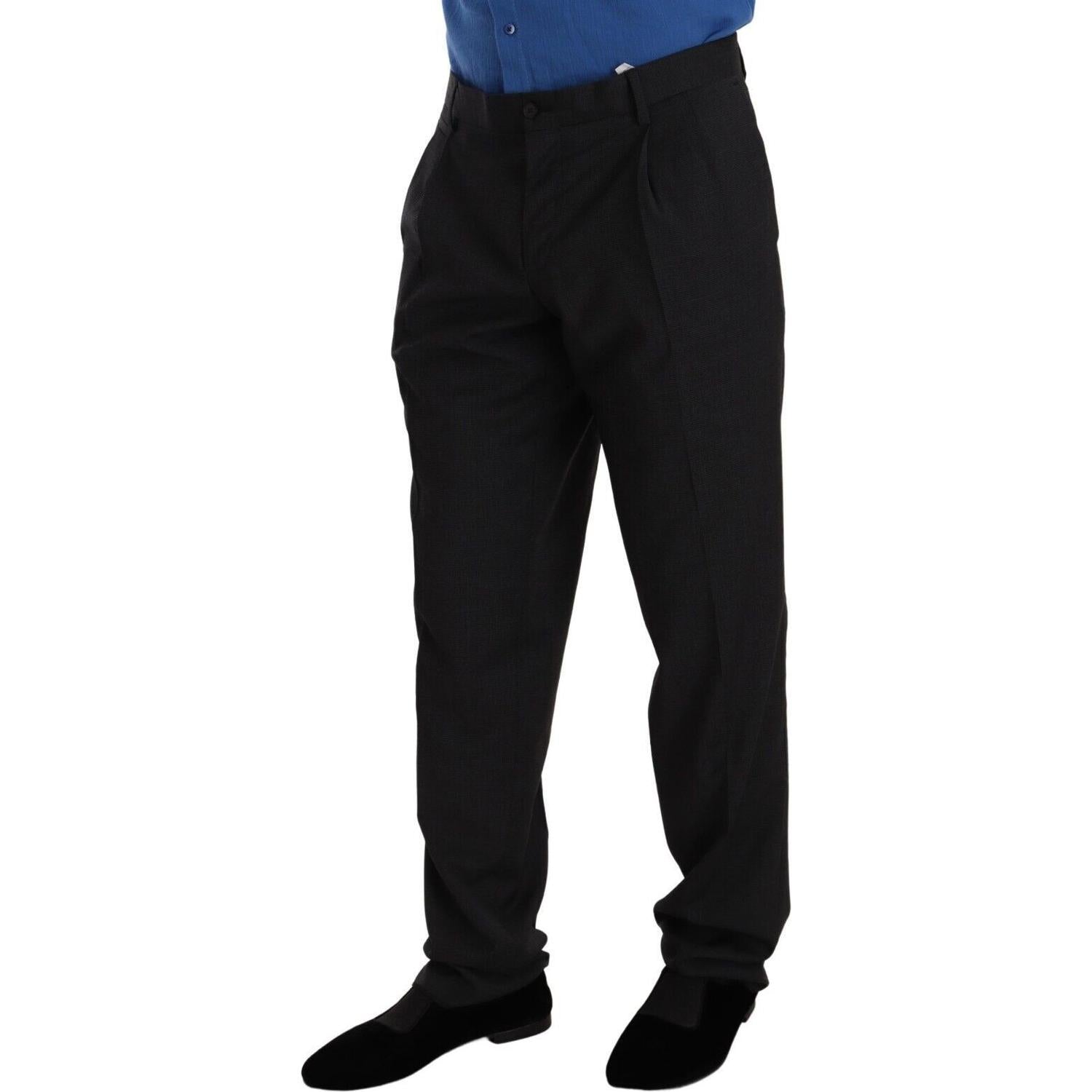 بنطلون رجالي رسمي أنيق باللون الرمادي من دولتشي آند غابانا