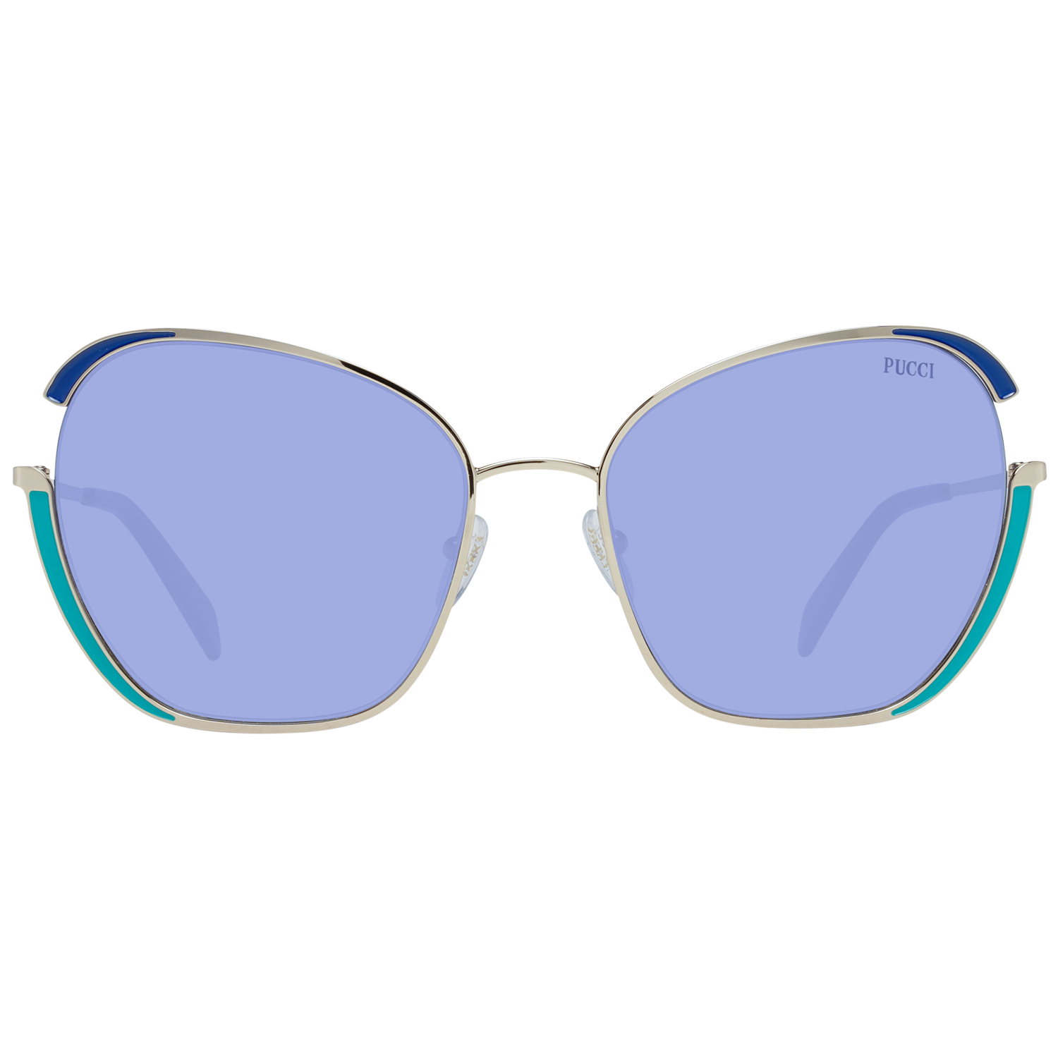 Emilio Pucci Gold Metal Sunglasses