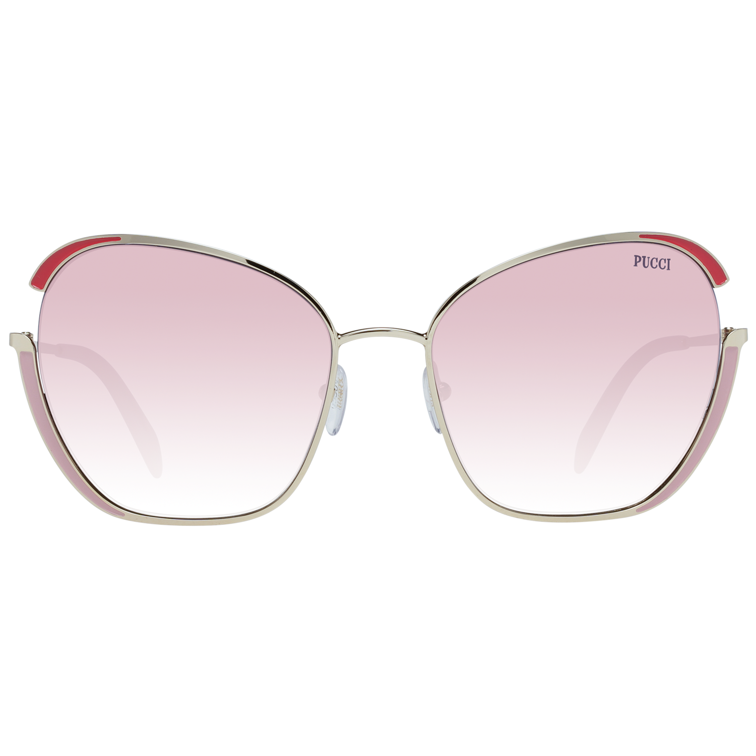 Emilio Pucci Gold Metal Sunglasses