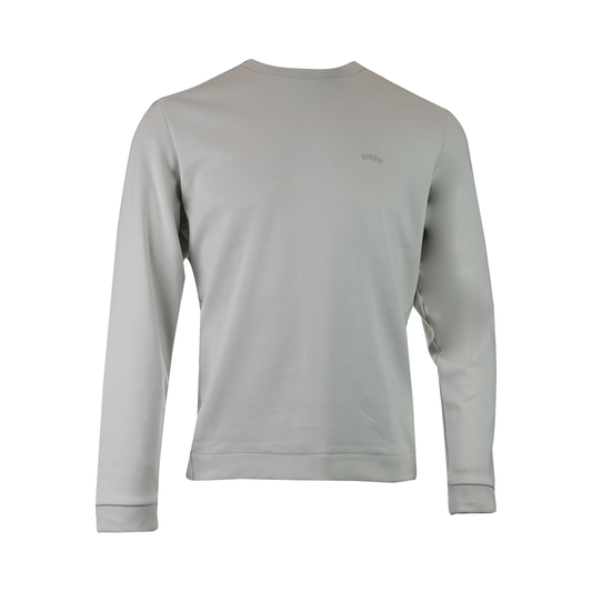 Hugo Boss Beige Cotton Round Neck Sweatshirt