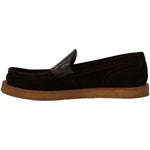 Dolce & Gabbana Brown Suede Leather Slip On Flats Moccasin Shoes MV4475 - 44