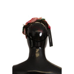 Dolce & Gabbana Multicolor Sequined Lurex Black Hair Headband SMY100879