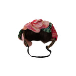 Dolce & Gabbana Multicolor Sequined Lurex Black Hair Headband SMY100879