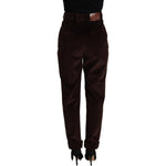 Dolce & Gabbana Bordeaux Corduroy Cotton Trouser Tapered Pants