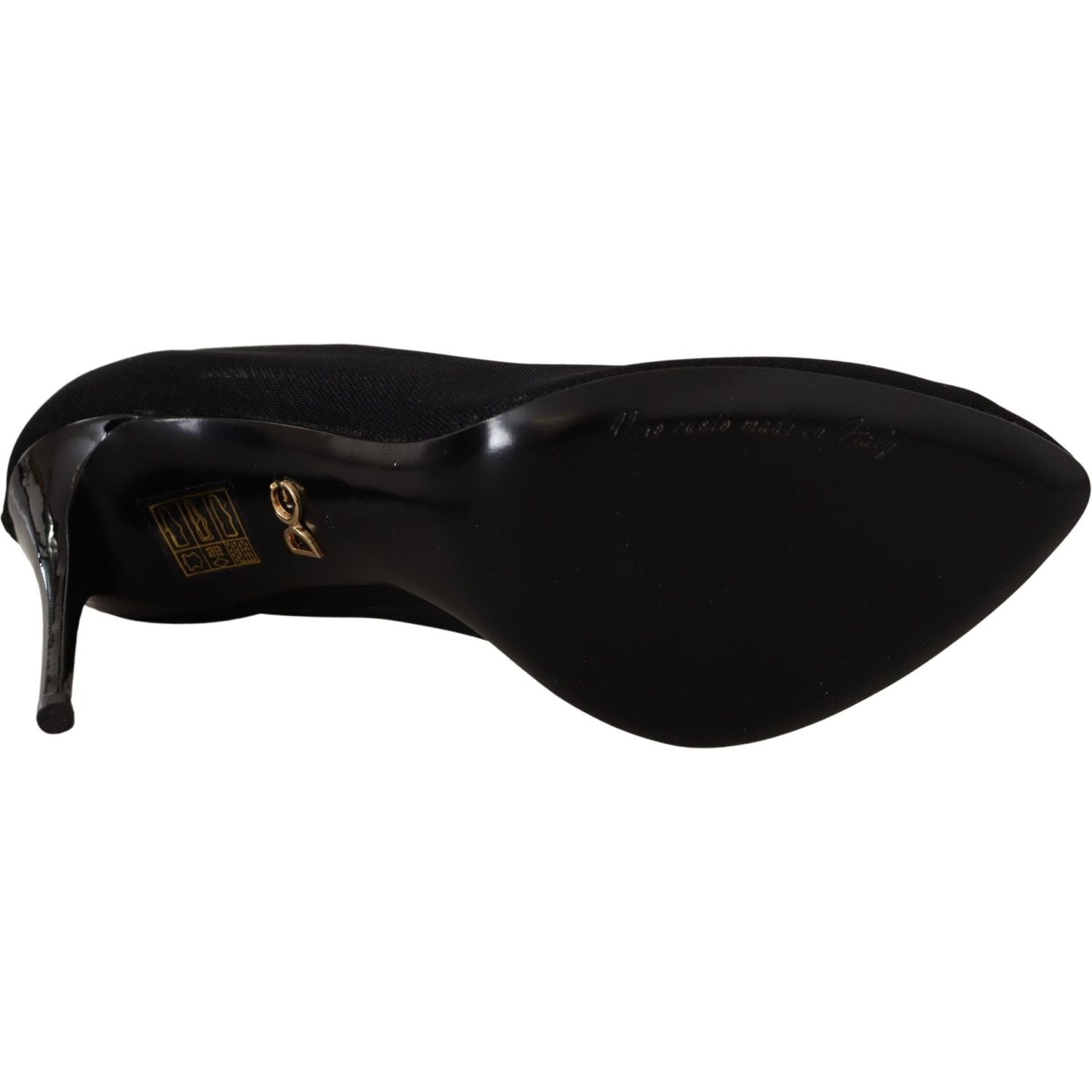 حذاء أنيق أسود اللون من Dolce &amp; Gabbana مع جوارب مطاطية