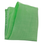 Versace Apple Green Linen Square Foulard Head Wrap Scarf