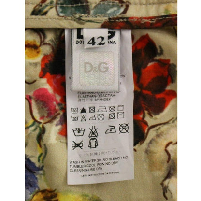 Dolce & Gabbana Beige Cotton Chinos Pants Jeans & Pants