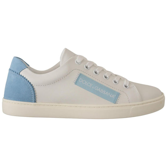 Dolce & Gabbana Exquisite Italian Leather Low-Top Sneakers Dolce & Gabbana Gray