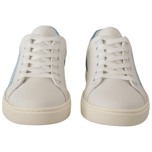 Dolce & Gabbana Exquisite Italian Leather Low-Top Sneakers Dolce & Gabbana Gray