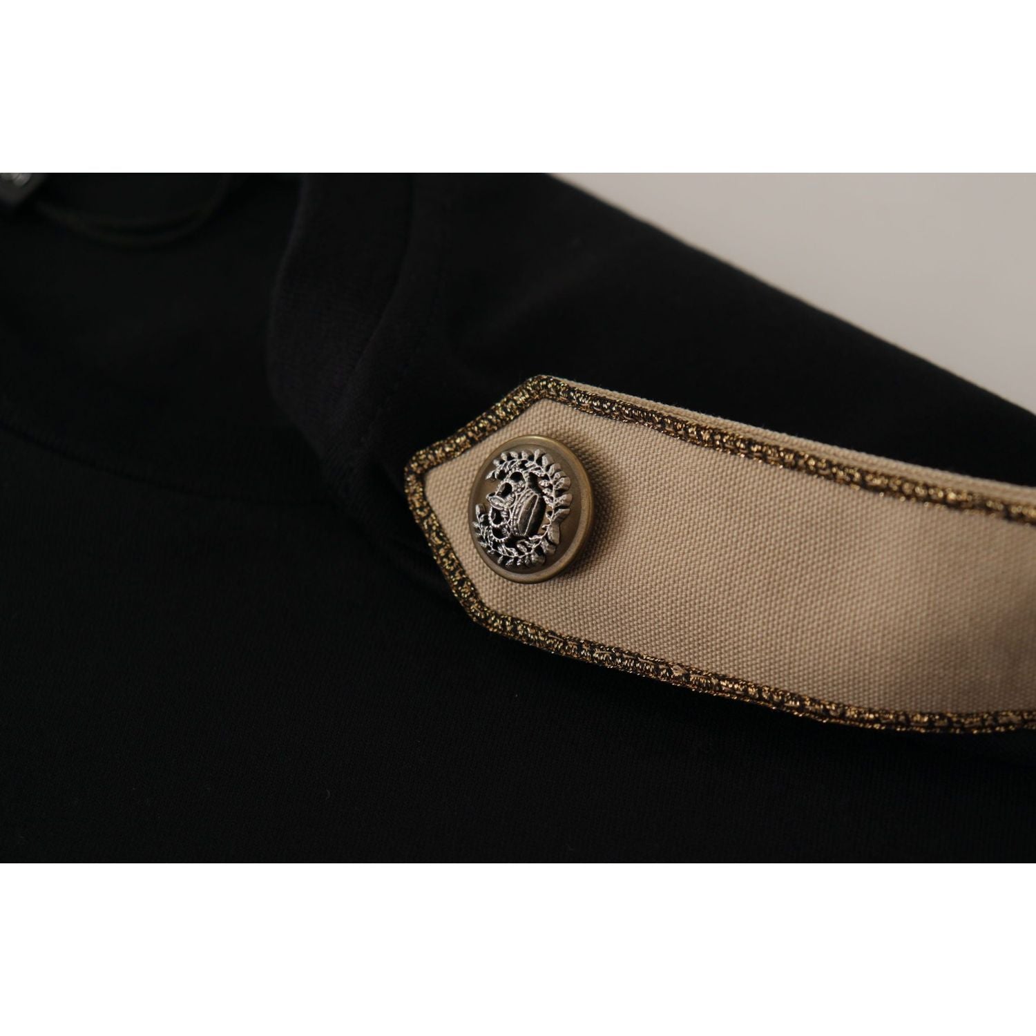 تي شيرت Dolce &amp; Gabbana Chic Black Logo قطني للنساء