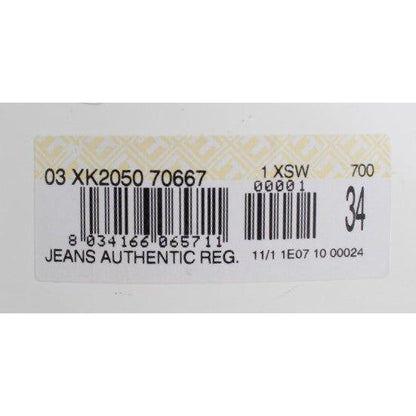 Acht Blue Wash Cotton Denim Regular Fit Jeans