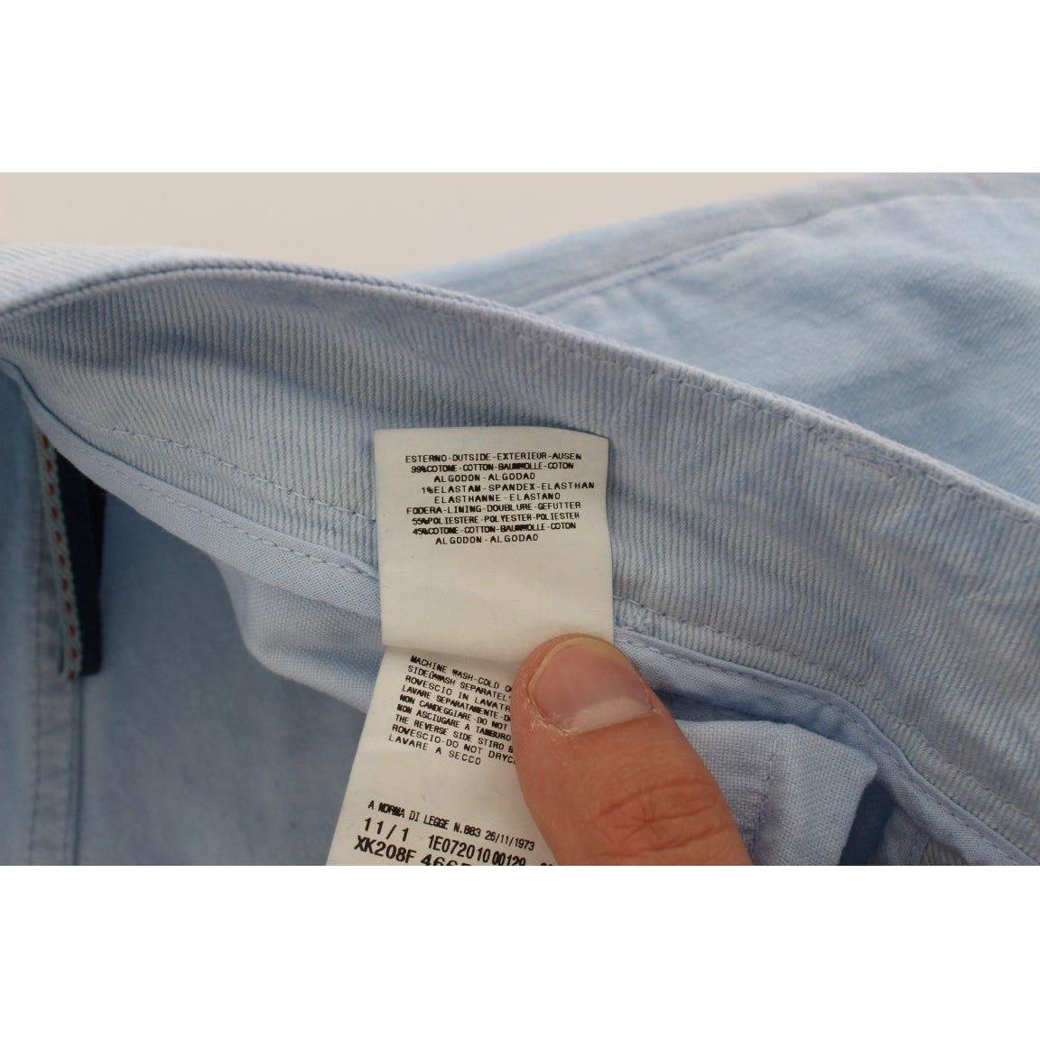 بنطلون جينز رجالي أنيق بقصّة عادية وخصر منخفض من Acht