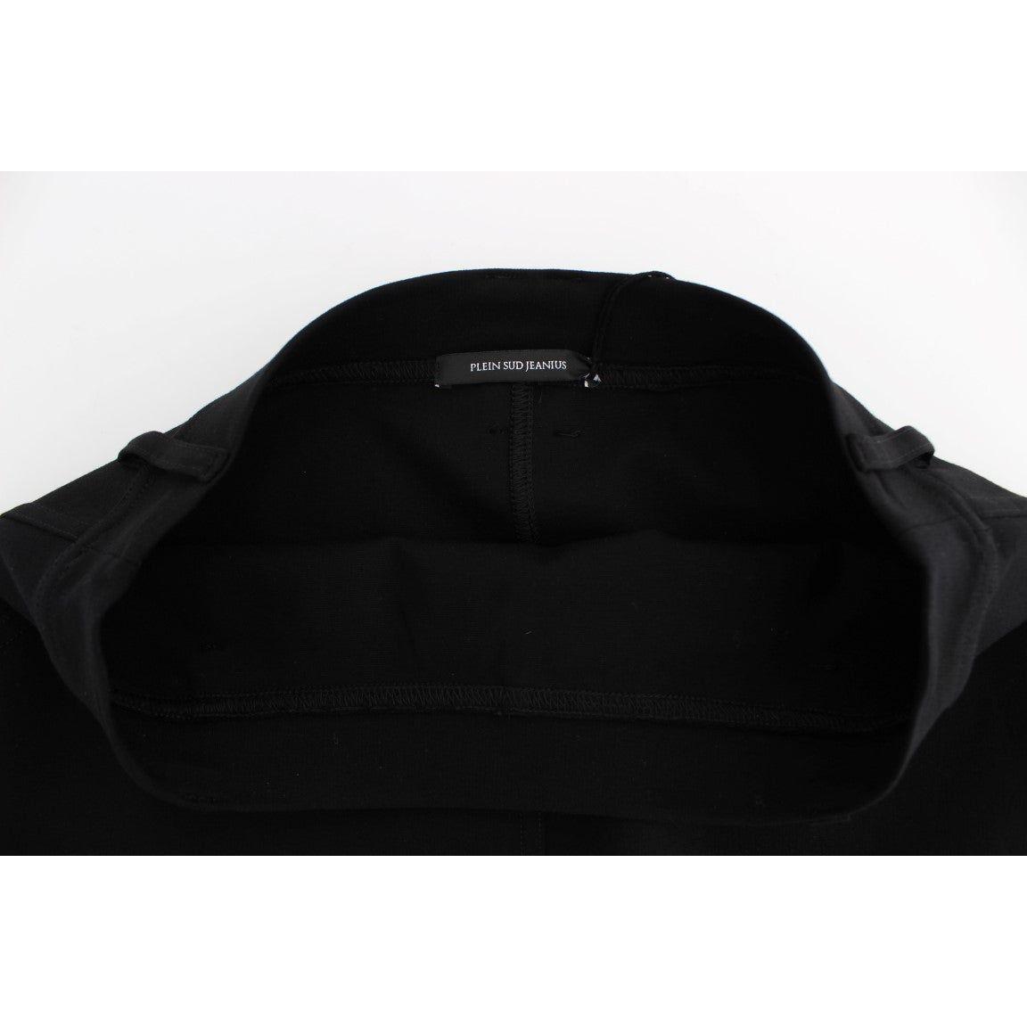 优雅黑色铅笔裙，时尚外观