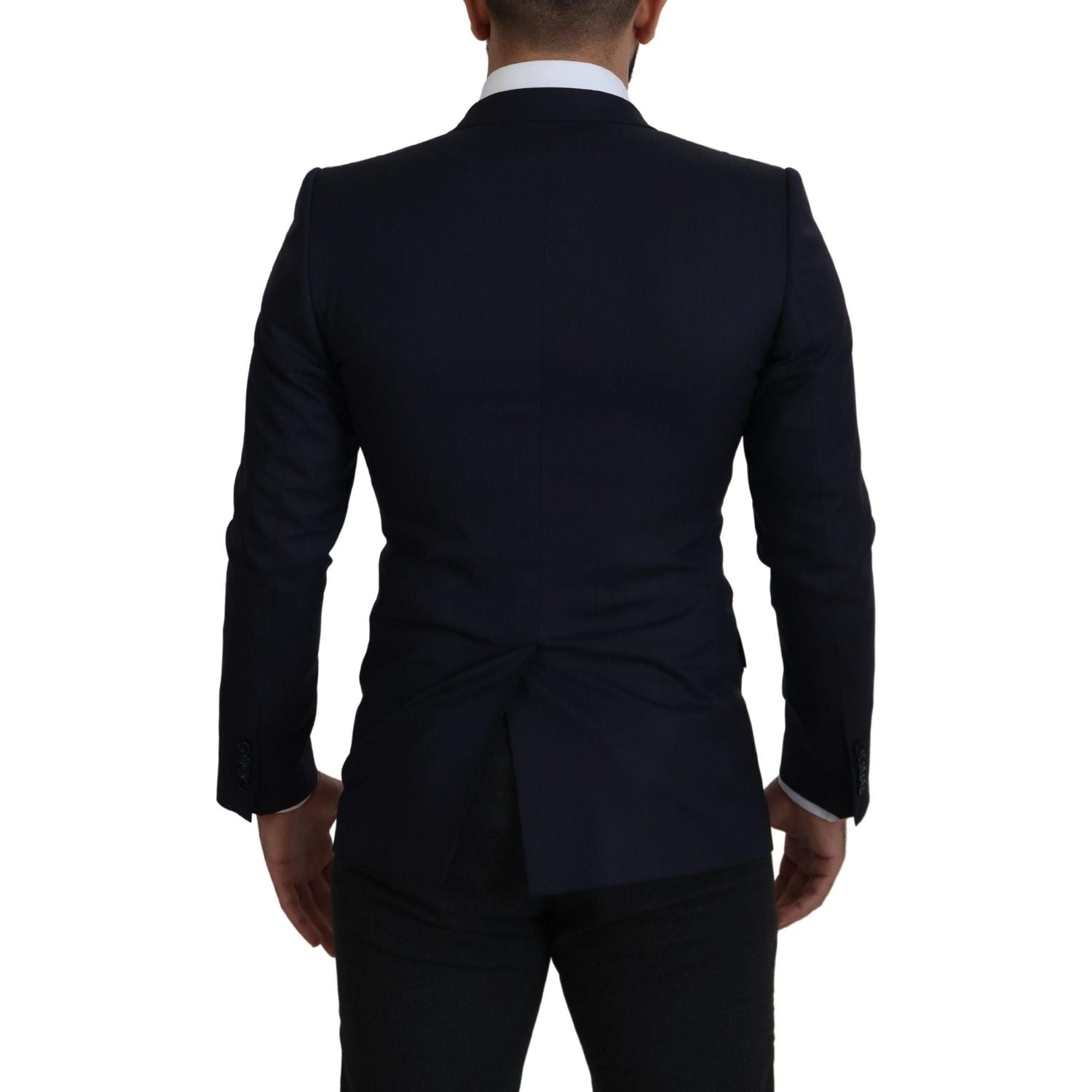 سترة أنيقة من الصوف والحرير بصف واحد من الأزرار من دولتشي آند غابانا