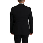 Dolce & Gabbana Black Jacket Vest 2 Piece MARTINI Blazer