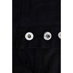Costume National Black Cotton Slim Fit Cropped Jeans Jeans & Pants