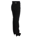 Costume National Black Cotton Slim Fit Bootcut Jeans Jeans & Pants