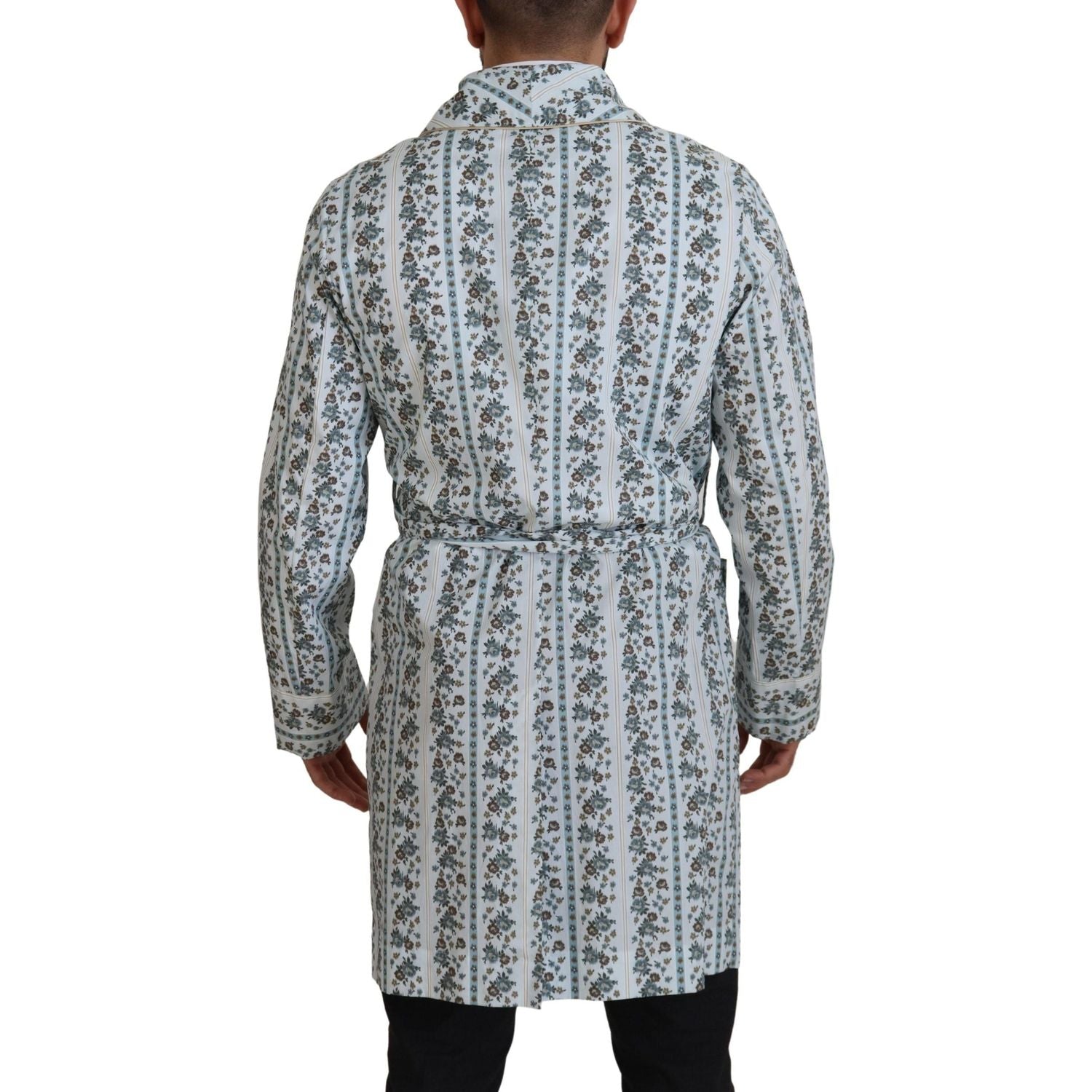 سترة قطنية أنيقة مزينة بالزهور من دولتشي آند غابانا