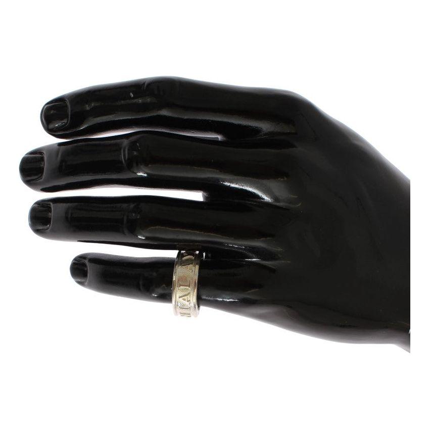 男士银色辉煌纯银戒指