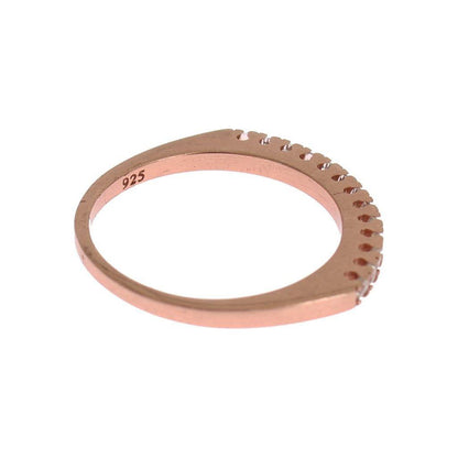 Nialaya Red Gold 925 Silver Ring