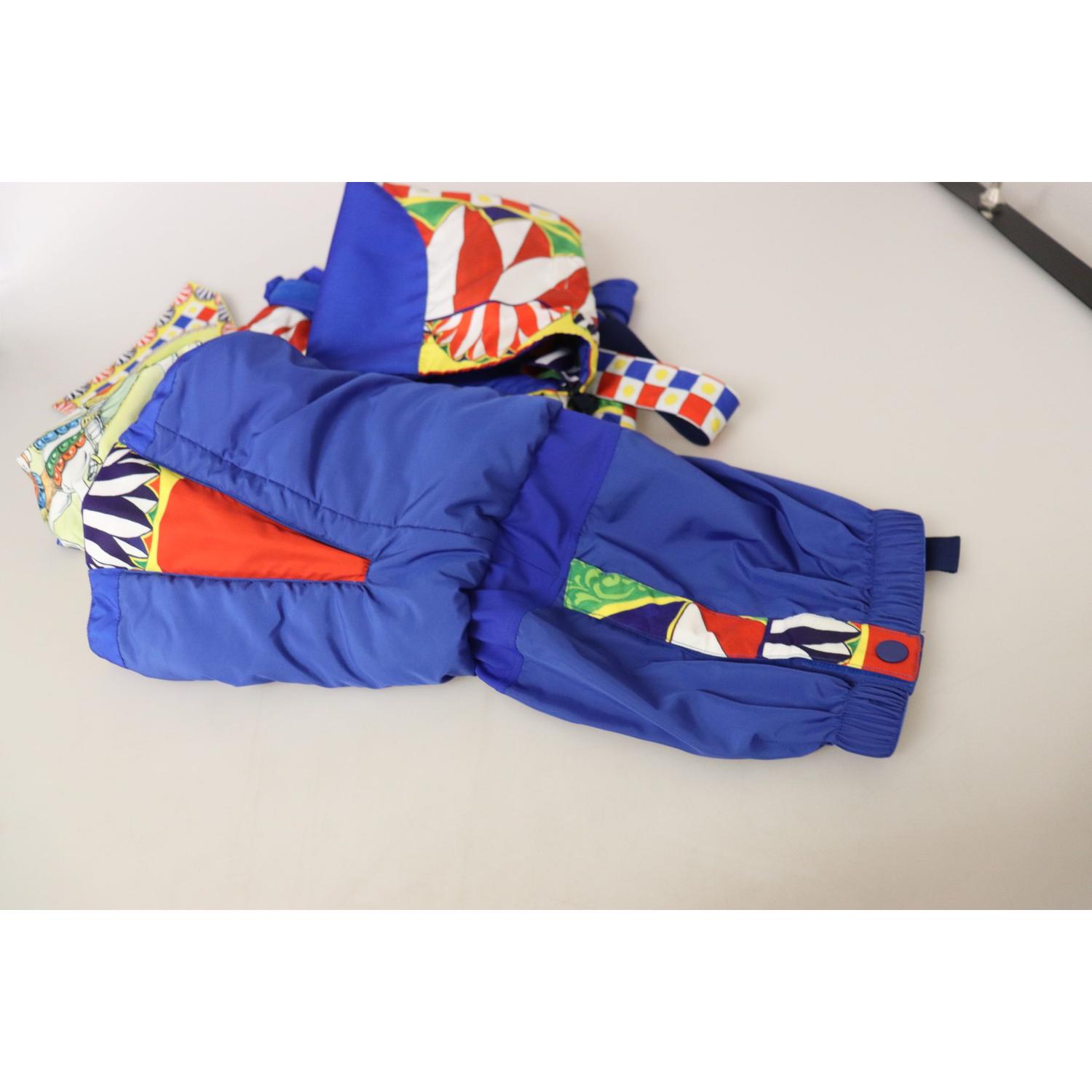 بنطلون ثلجي متعدد الألوان بخصر مرتفع من دولتشي آند غابانا