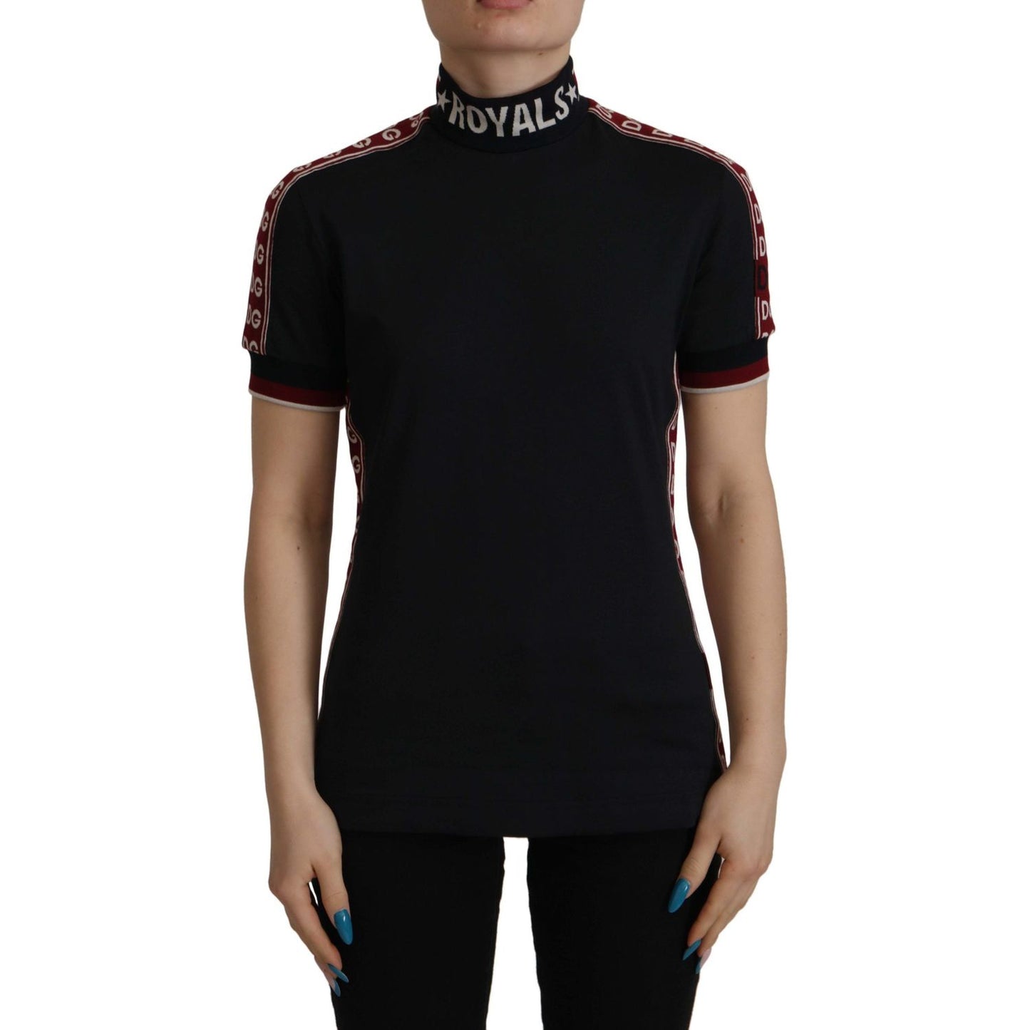 Dolce & Gabbana Black #DGMillennials 100% Cotton T-shirt