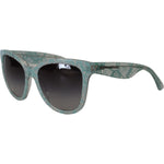 Dolce & Gabbana Blue Lace Acetate Crystal Round DG4190 Sunglasses