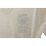 Ermanno Scervino Off-White V-Neck Wool Blend Pullover Ermanno Scervino Dark Gray